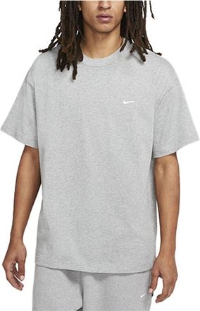 Nike Mens Nike Lab Solo Swoosh Basic Sports Short Sleeve Dark Gray T-Shirt DA0321-063