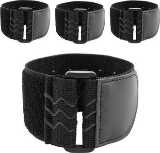 OEM 4 Correas El&aacute;sticas Con Bandas Antideslizantes, 30 X 5 Cm, Correas El&aacute;sticas Reutilizables Con Cierre De Velcro, Ideales Para Atar Cables Y Fijar Equi