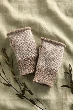 Terrain Textured Fingerless Alpaca Gloves