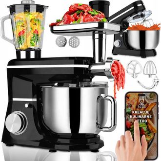 OEM Probadora Planetaria De Alimentos Con Batido, Molinillo De Carne Y Mezcladora 5 En 1, 3200 W