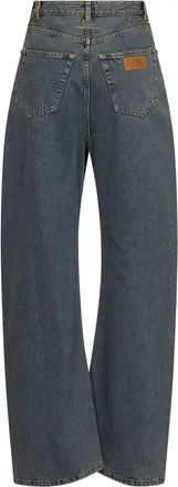 Maison Margiela Womens Jeans Light Grey Denim Blue Cotton