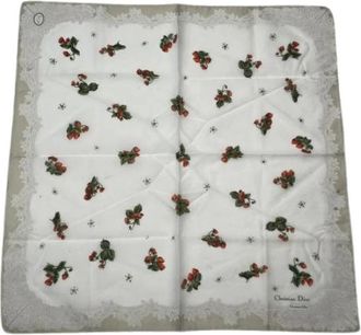Dior Pre-owned Zijden Sjaal - Dames - Vintage Accessoires - Veelkleurig - ONE Size - Vintage