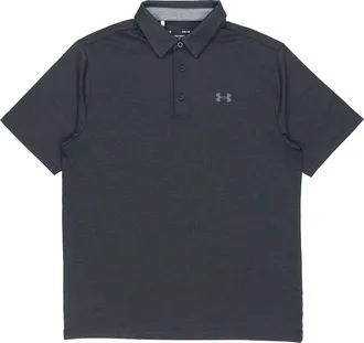 Under Armour Mens Under Armour Playoff Golf Sports Thin and light Breathable Loose Short Sleeve Polo Shirt Black 1351131-001