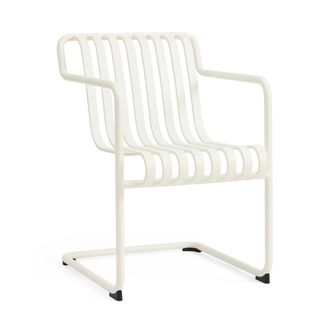 HAY Palissade Cantilever Dining Armlehnenstuhl, cream white