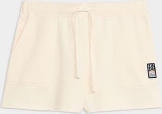 Salt Life Salty Mind Ocean Washed Fleece Short in Ivory at Nordstrom, Size X-Large