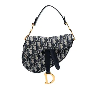 Dior Pre-owned Dior Mini Oblique Canvas Saddle Bag Ladies P8ARTHQVTOF57N0P