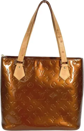 Louis Vuitton Bronze Brown Monogram Vernis Shoulder Bag Tote Bag (Pre-Owned)