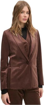 La Petite Francaise Mujer, Chaquetas, Marr&oacute;n, Talla: S
