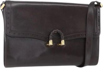 Gucci Pre-owned Cross Body Bags, female, Brown, Size: ONE SIZE Pre-owned Vintage Shoulder Bag