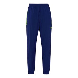 adidas Originals Flamestrike Woven Track Pants Dark Blue Solar Green DU7335