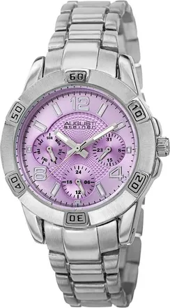 August Steiner Pink Dial Ladies Watch AS8143SSPU
