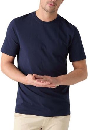 Robert Talbott Stretch Jersey Dean Tee in Classic Navy at Nordstrom, Size Xxx-Large