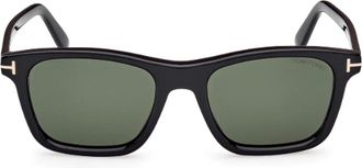 Tom Ford Sunglasses Ft1179 01 N Barron Black/Green Men