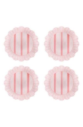 Juliska Cabana Set of 4 Melamine Salad Plates in Coral at Nordstrom