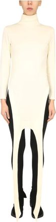 AMBUSH Apron Jersey Turtle Neck - Dames - Coltruien - Wit - M - Truien & Vesten
