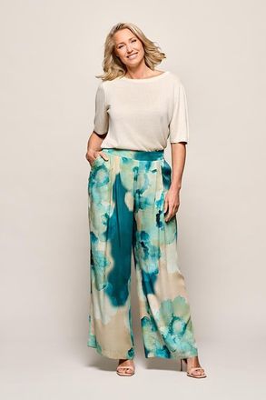 Mart Visser Corby Print Broek Blauw Maxi
