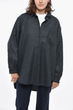 Super Blond Camicia in Flanella di Misto Cashmere Super Blond