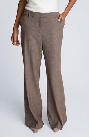 Kenneth Cole Flare Pants in Camilla Brown at Nordstrom Rack, Size 10