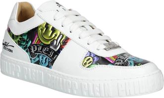 Philipp Plein Nappa Lo-Top Smile - Dames - Sneakers - Wit - 38 EU - Leer - Schoenen