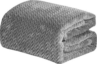 Luxury Home Chevron Braided Throw Blanket