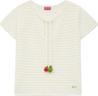 Kenzo Donna, Top, Bianco, S, new