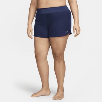 Nike Womens Solid Element Board Shorts (Plus Size) in Blue | NESS9252-440