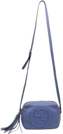 Gucci Pre-owned Cross Body Bags, female, Blue, Size: ONE SIZE Pre-owned Cross Body Bag