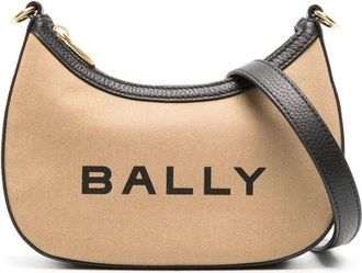 Bally Crescent-Shaped Crossbody Bag With Gold-Tone Hardware