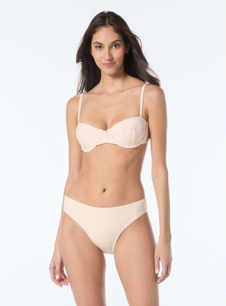 Kate Spade New York Seamed U-wire Bra Swim Top in Light Cantaloupe at Nordstrom, Size X-Large