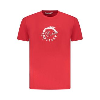 Trussardi Mens Milano Logo Tee - Poppy Cotton - Size X-Large