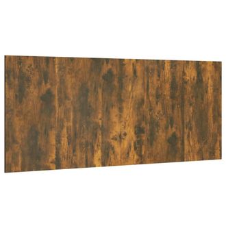 vidaXL Cabecero Cama Madera Contrachapada Roble Ahumado 200x1,5x80 Cm Vidaxl