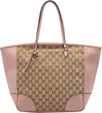 Gucci Pre-owned Gucci GG Canvas and Leather Bree Tote Ladies 323671 525040