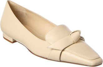 Alexandre Birman Clarita Square Leather Loafer