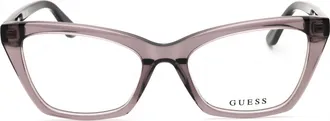 Guess GU50261 Cat Eye Acetate Eyeglasses - Violet