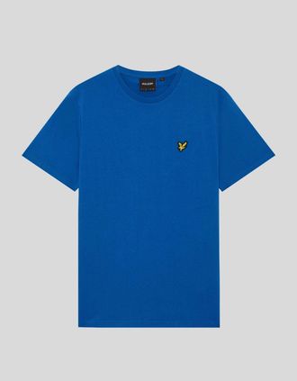 Lyle & Scott Lyle And Scott Mens Cotton Crew Neck T-Shirt - Blue - Size: Regular/50