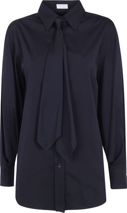 Brunello Cucinelli Shirt Cotton Black Ribbon Cotton Shirt