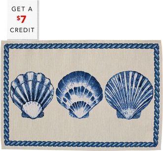 Vietri Vietri Set Of 4 Tavola Shell Placemats With $7 Credit