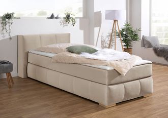 HOME AFFAIRE Boxspringbett »Chelles« inkl. Kaltschaumtopper, in 5 Breiten und 3 Matratzenarten