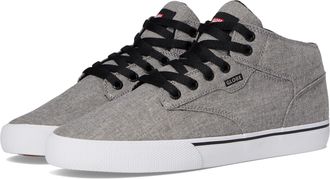 Globe Mens Motley Mid Skate Shoe, Grey Chambray, 11.5