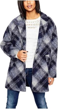 Pepe Jeans London Tattler -schuilplaats - Dames - Zomerjassen - Blauw - M - Wol - Jassen