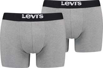 Levi's Solid Boxer Briefs 2 pack - Mens - 2XL - Grey