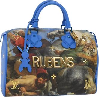 Louis Vuitton Pre-owned Vintage Handbag - Dames - Vintage Handtas - Blauw - ONE Size - Leer - Vintage