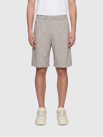 GCDS Pantaloncini in tessuto tecnico con logo a righe