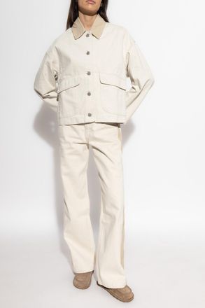 Rag & Bone Denim Jacket, Womens, Cream