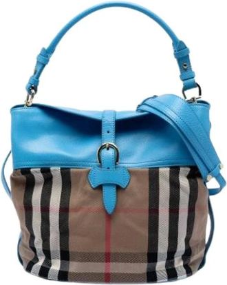Burberry Pre-owned Bucket Bags, female, Multicolor, Size: ONE SIZE Pre-owned The Sycamore Bucket Bag