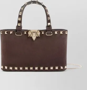 Valentino Garavani rockstud spike mini leather tote bag