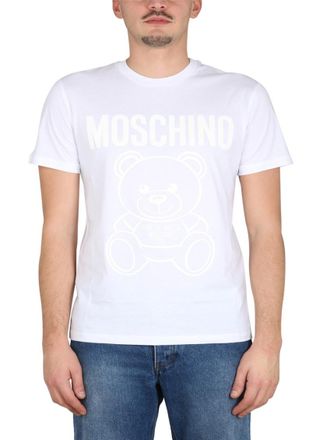 Moschino White Crew Neck T-Shirt