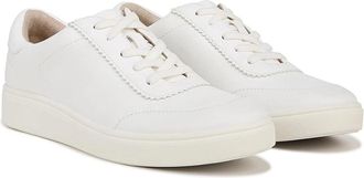 Life Stride Happy Hour Sneakers Womens White Leather Comfort Shoes HTAT955