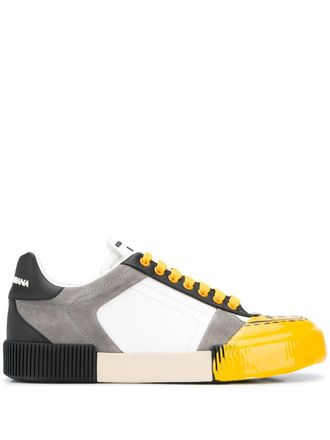 Dolce & Gabbana Miami Melt sneakers - men - Calf Leather/Leather/Rubber - 39.5 - White