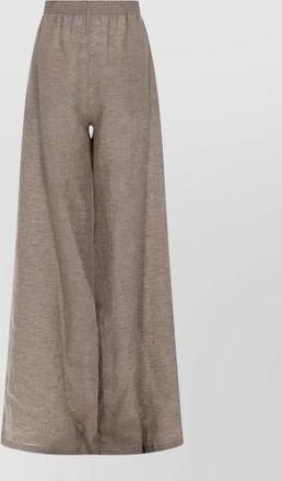 Fabiana Filippi wide leg trousers lightweight elastic waistband